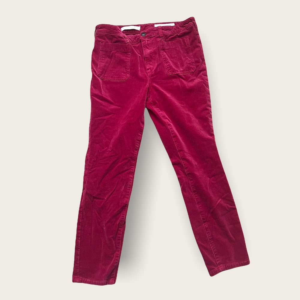 Anthropologie Pilcro Corduroy Pants 31 High Rise Skinny super soft and stretchy